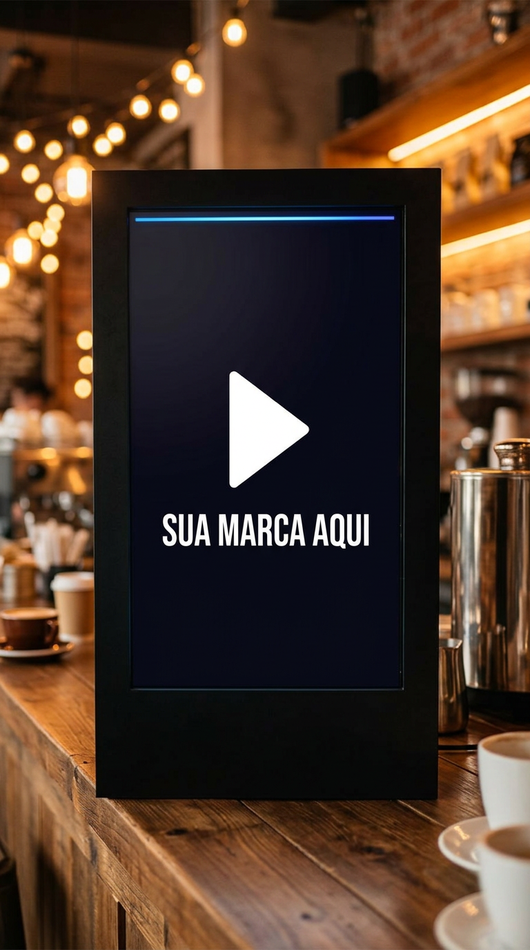 Painel Triar Ads em cafeterias